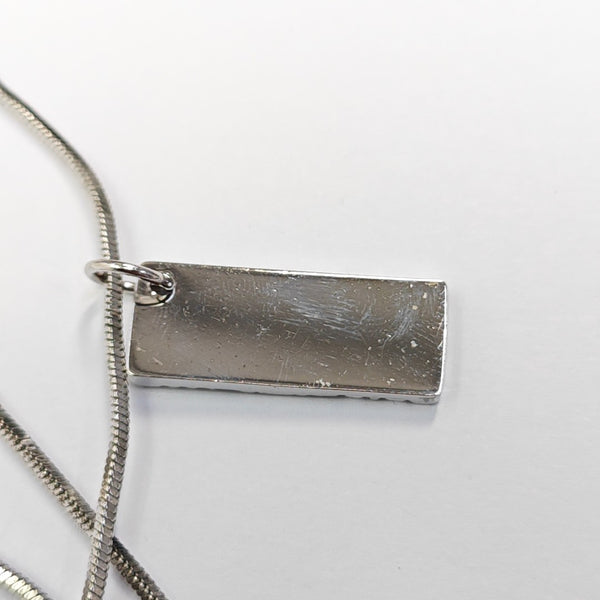 Trotter 2 Metal Silver Necklace