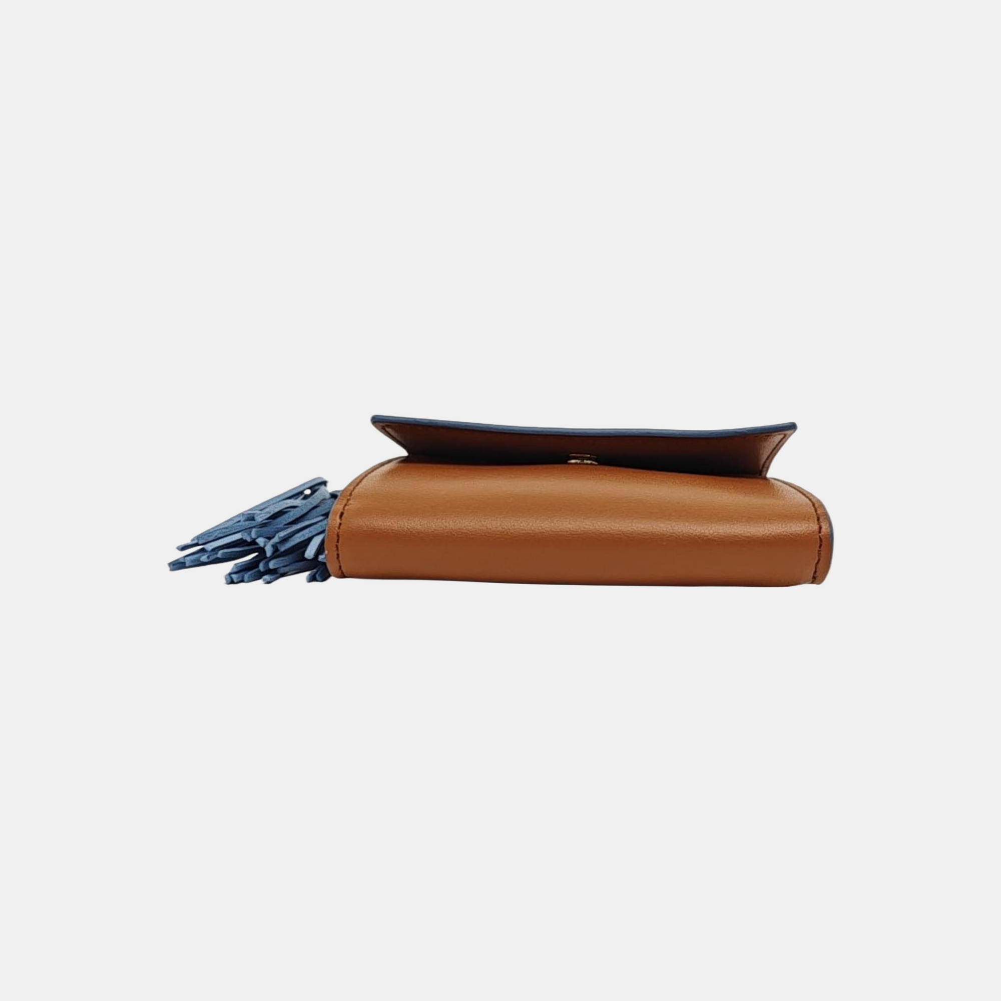 Calfskin Top Handle Bag Brown