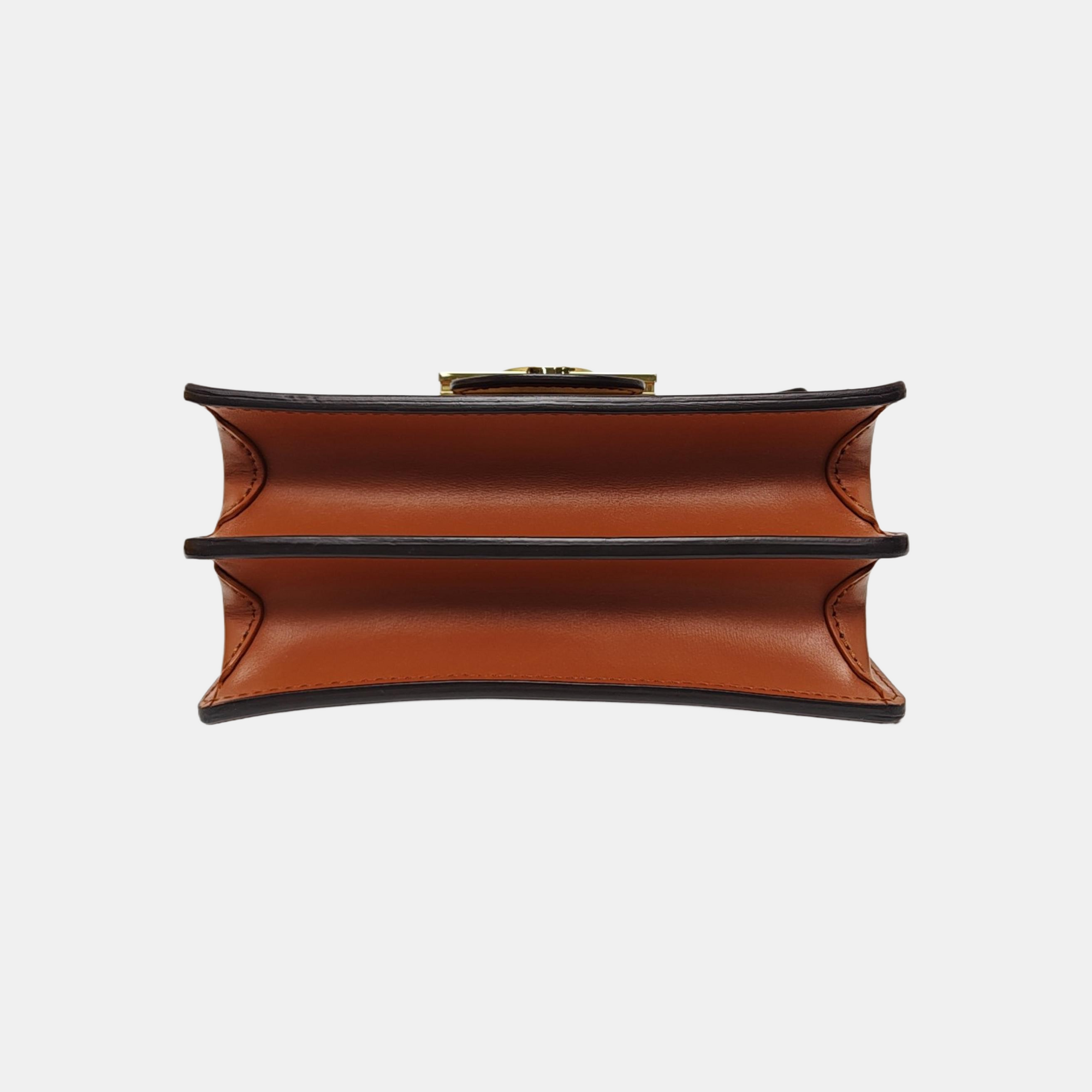 DAUPHINE Mini Monogram Coated Canvas Brown