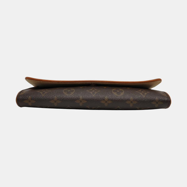 TWIN GM Monogram Coated Canvas Brown