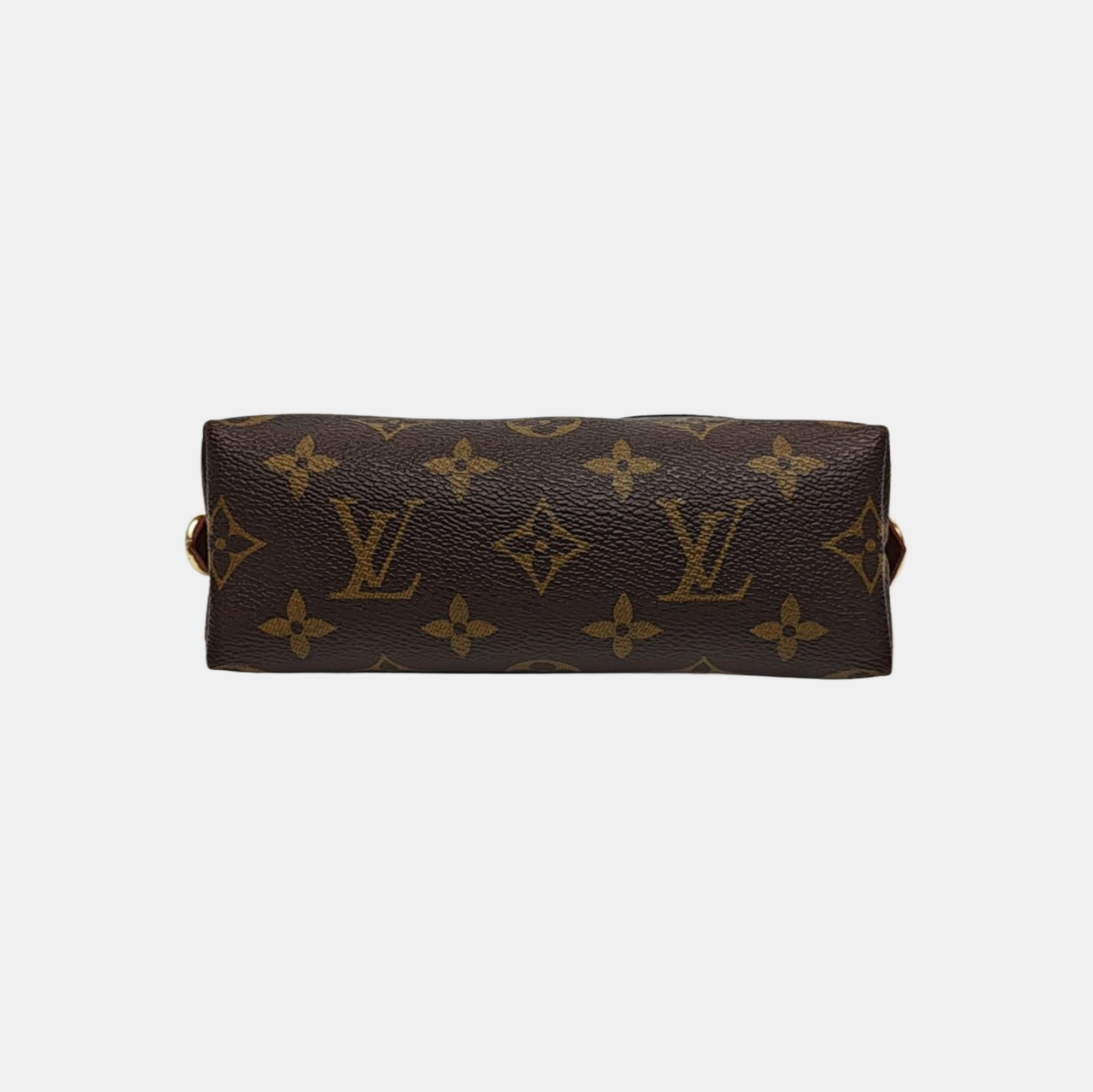 COSMETIC PM Monogram Coated Canvas Brown