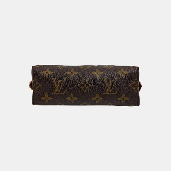COSMETIC PM Monogram Coated Canvas Brown