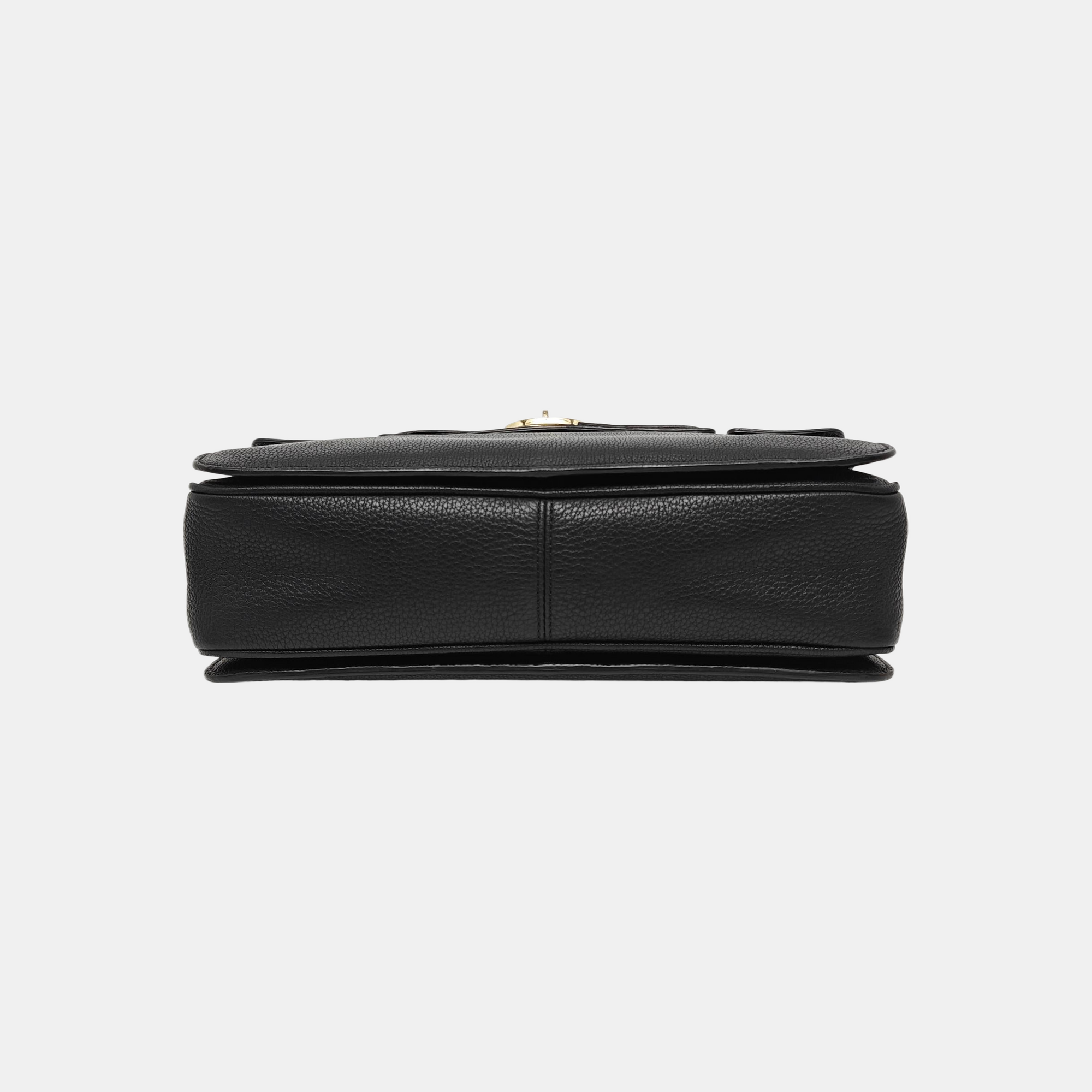 Calfskin Shoulder Bag Black