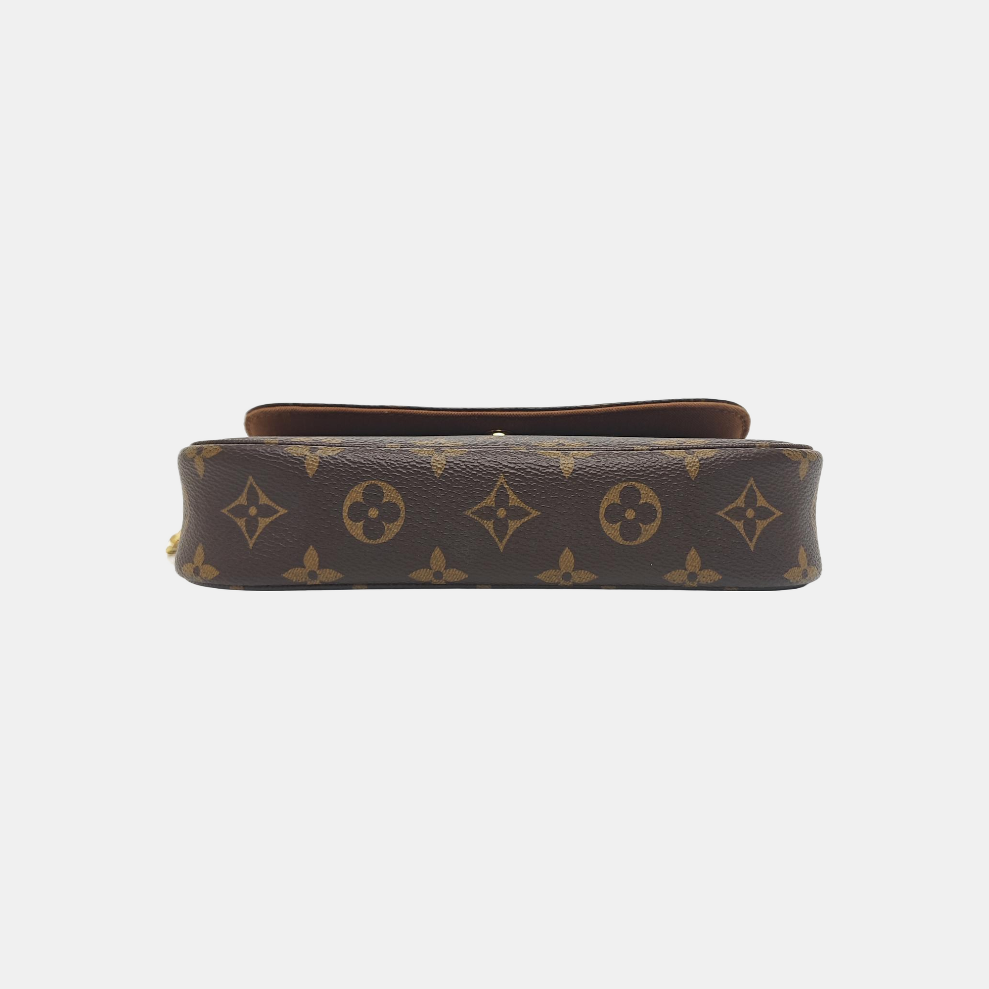 IVY Monogram Coated Canvas Brown