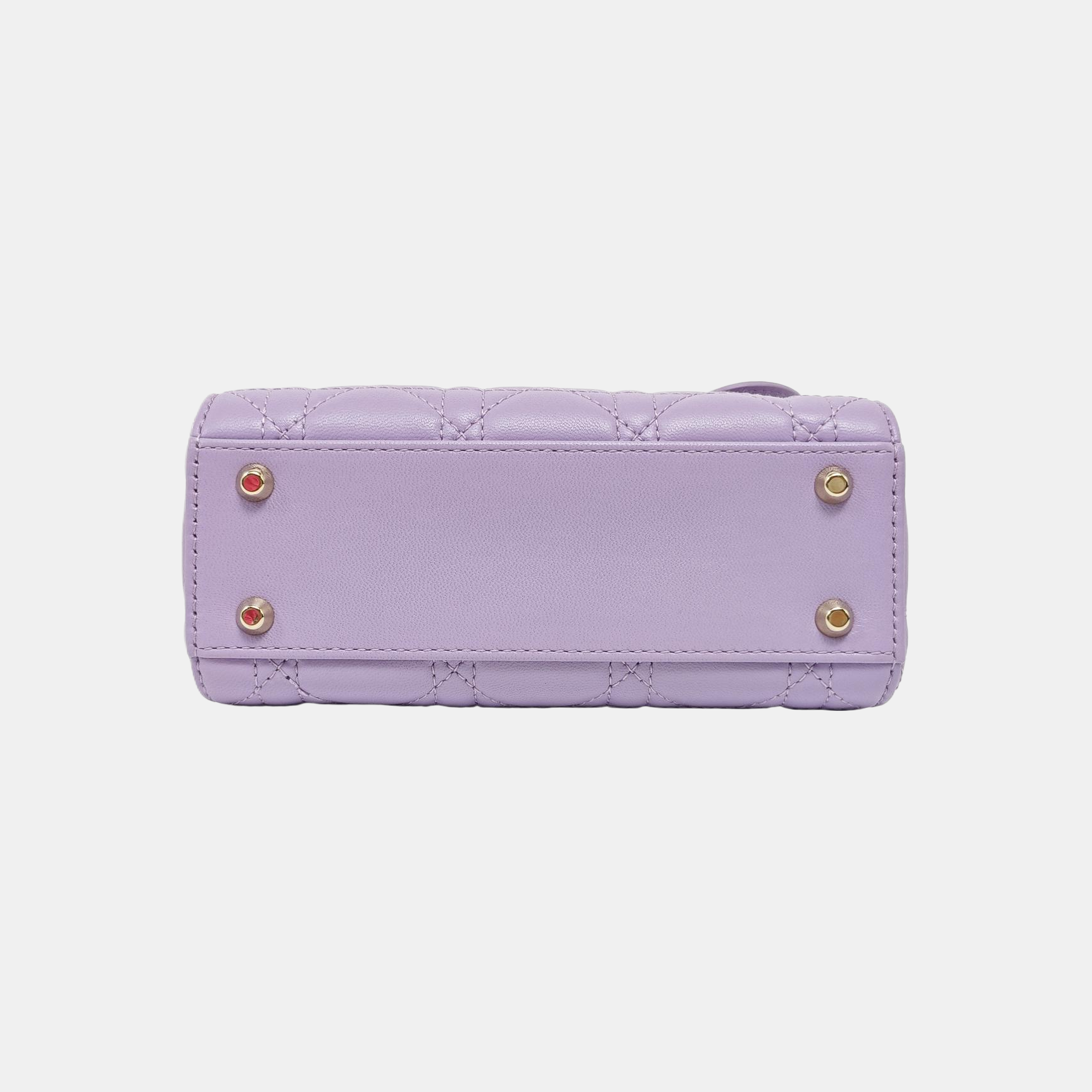 Lady Dior Mini Lambskin Purple
