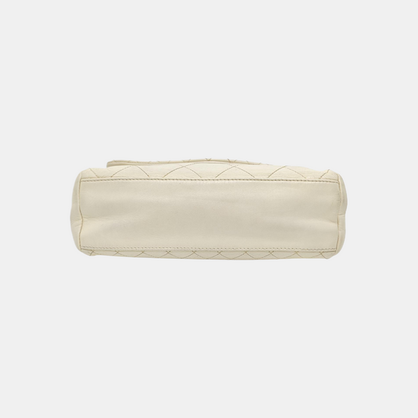 Quilted Lambskin White