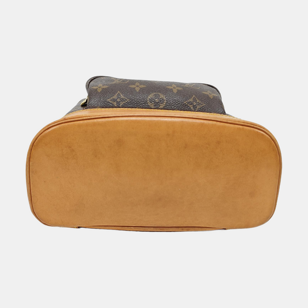MONTSOURIS MM Monogram Coated Canvas Brown