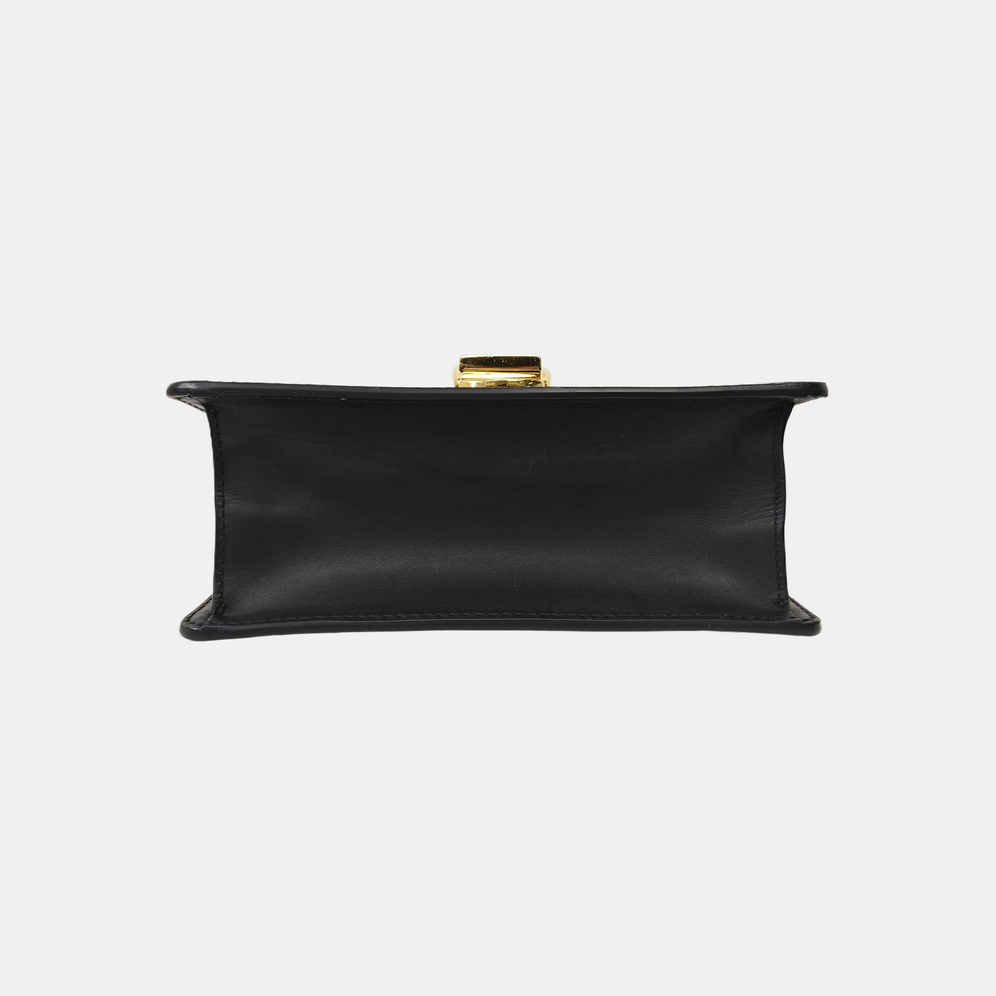 Sylvie Mini Calfskin Black