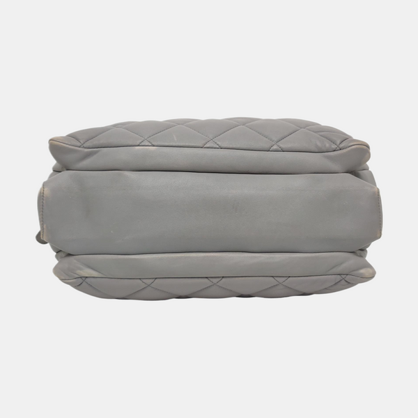 Quilted Lambskin Gray