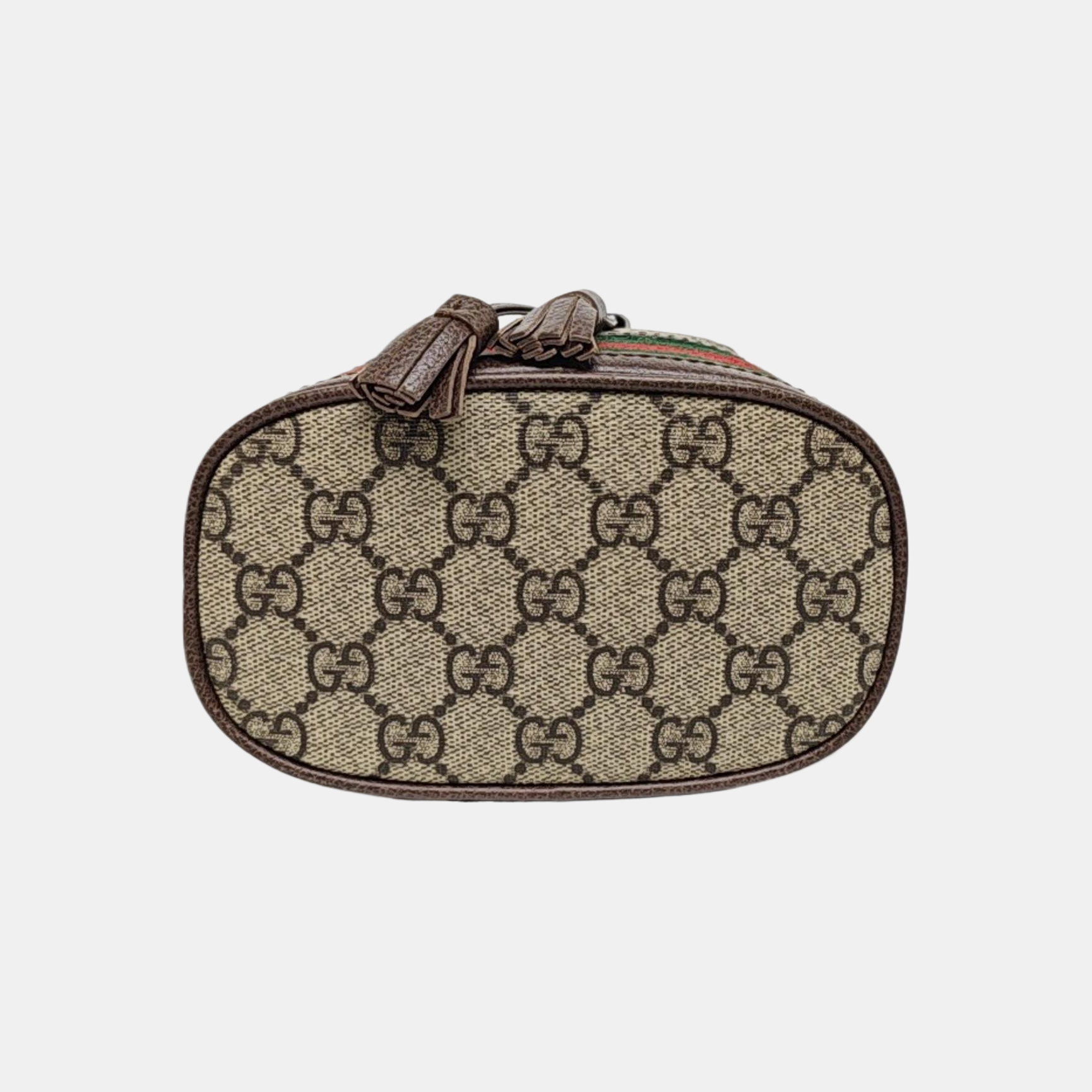 Ophidia Mini Monogram Coated Canvas Beige