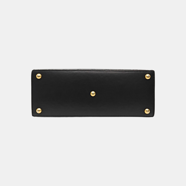 Padlock Small Calfskin Black