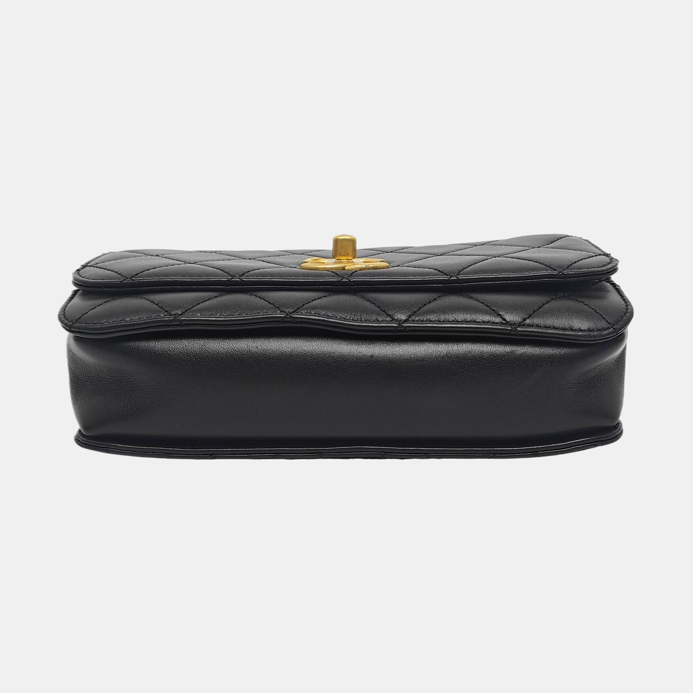 COCO HANDLE Mini Quilted Calfskin Black