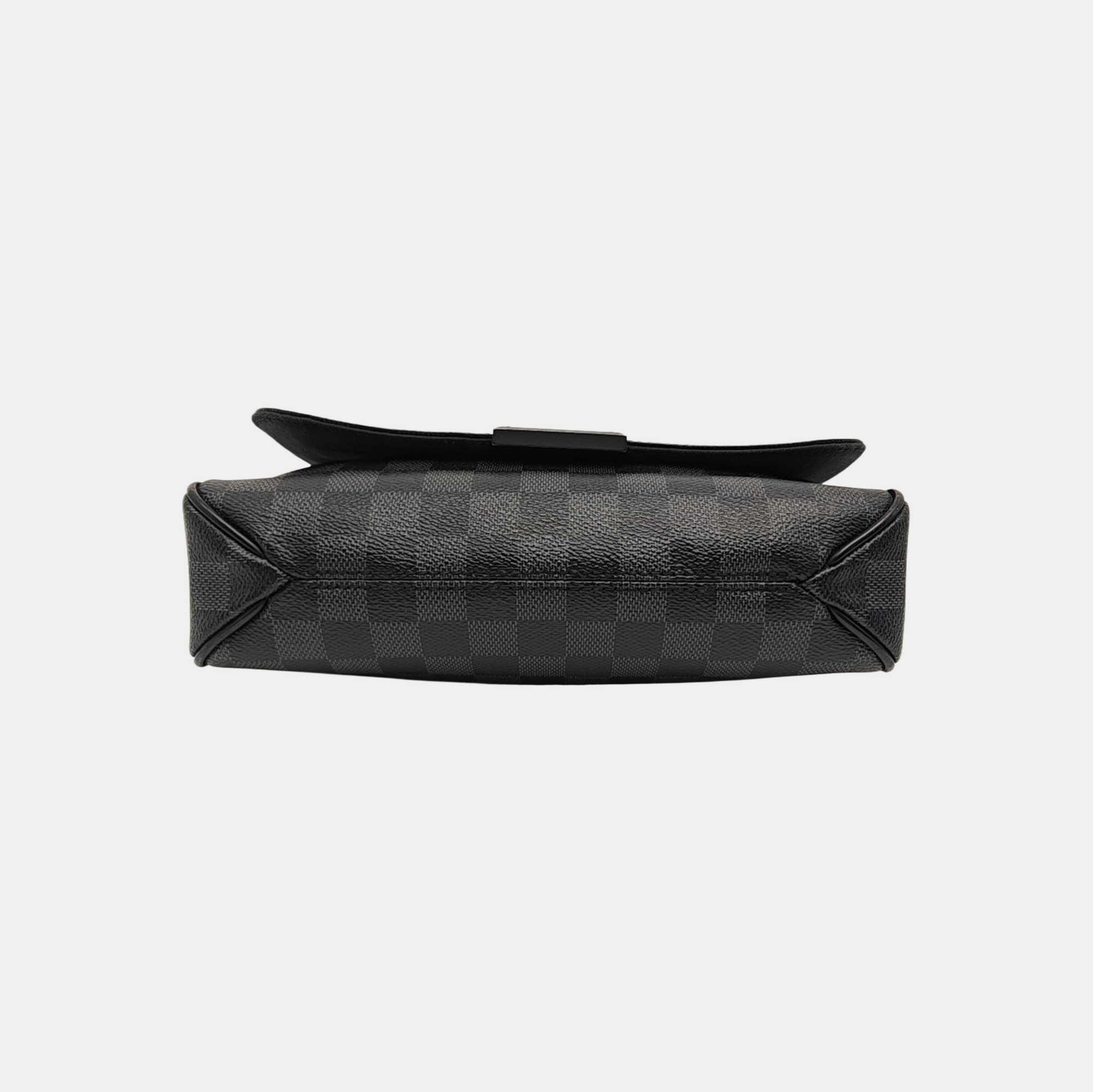 DISTRICT PM Damier Graphite Coated Canvas Gray