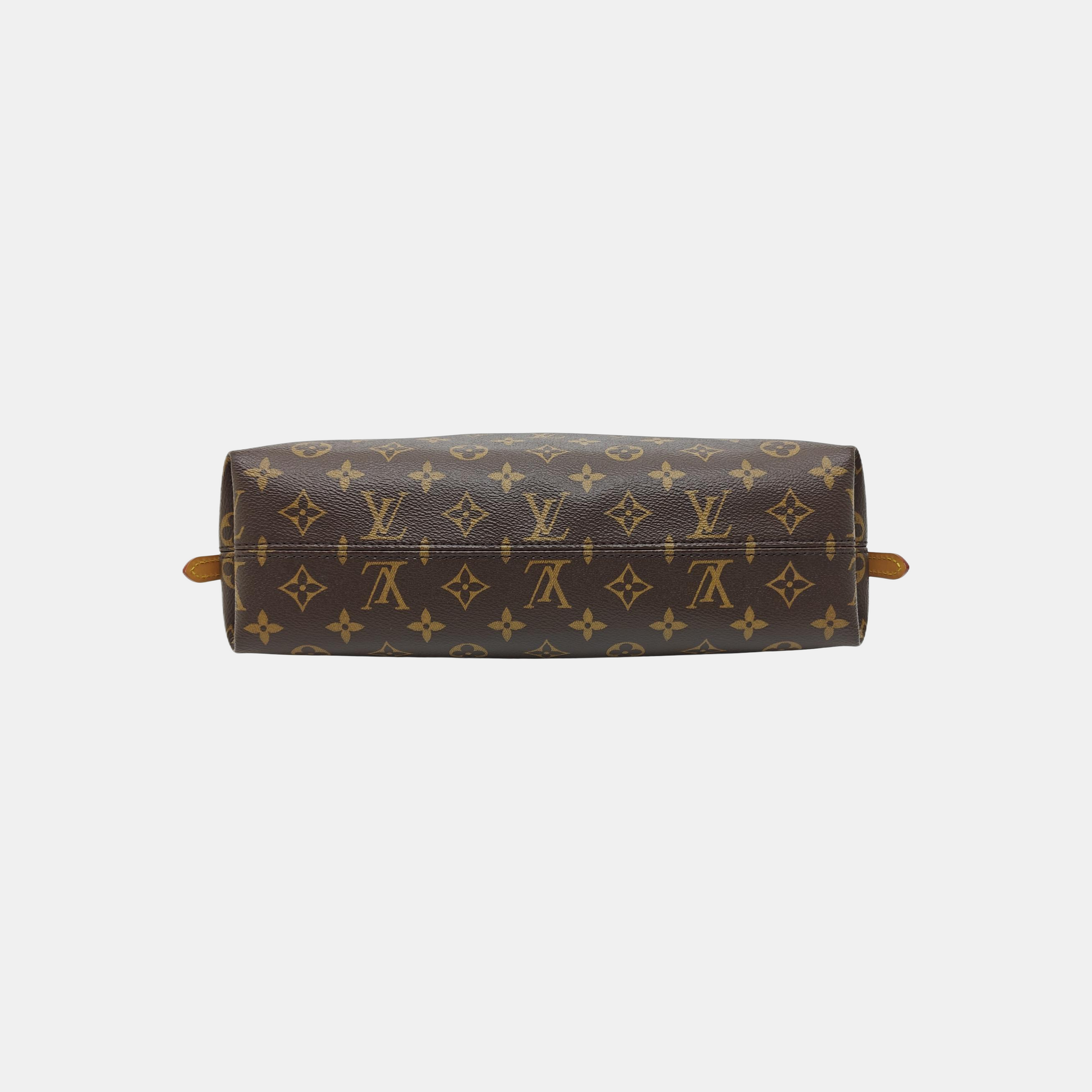 CARRYALL Small Monogram Coated Canvas Brown