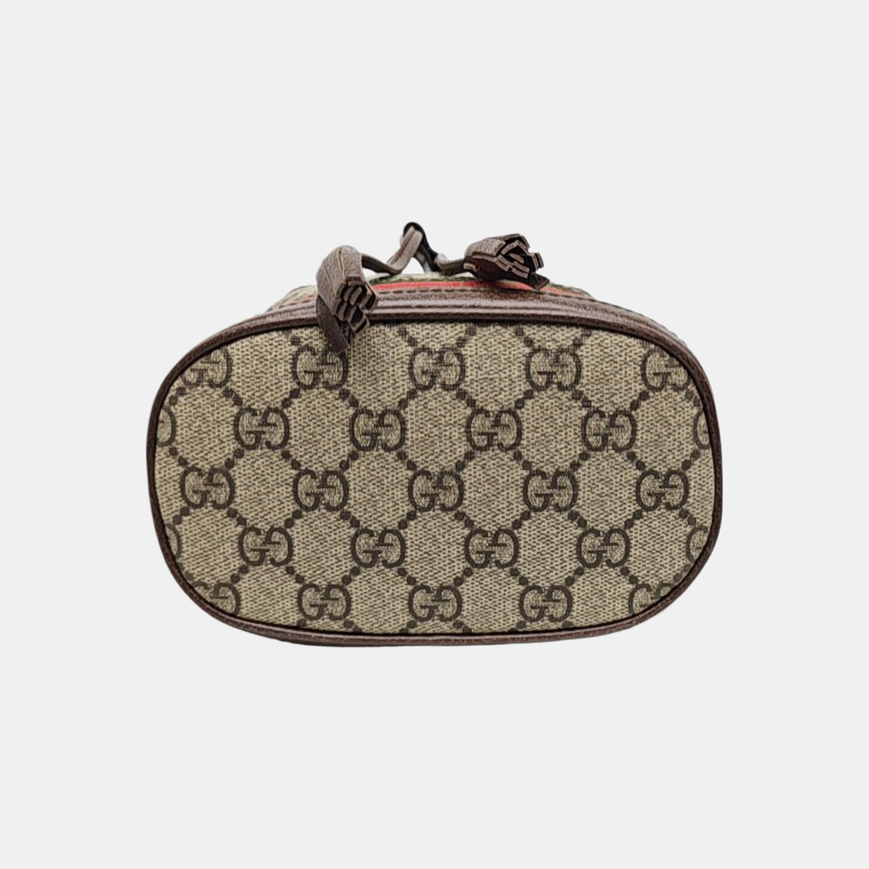 Ophidia Mini Monogram Coated Canvas Beige
