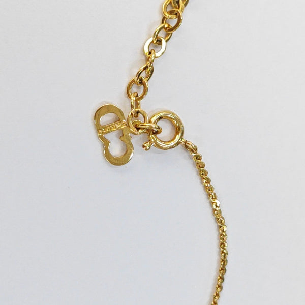 Petit CD Metal Gold Necklace