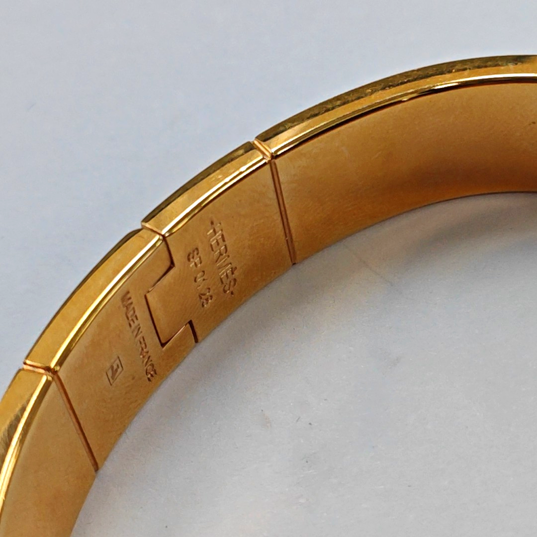 Enamel Hinged Bracelet Metal Multicolor Bangle