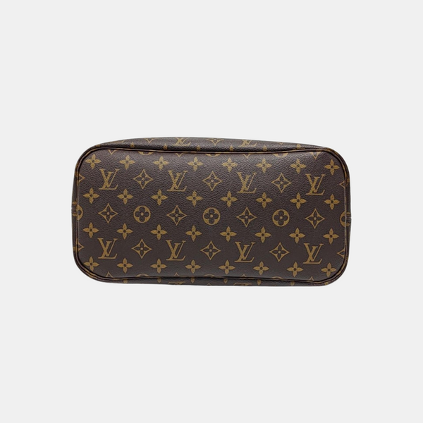 NEVERFULL MM Monogram Coated Canvas Brown