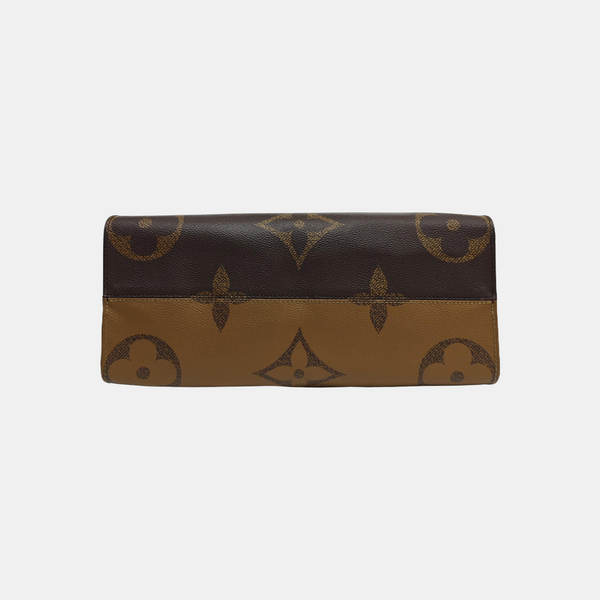 ONTHEGO MM Monogram Coated Canvas Brown