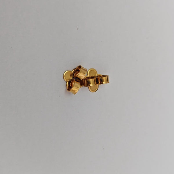 Metal Gold Stud Earrings