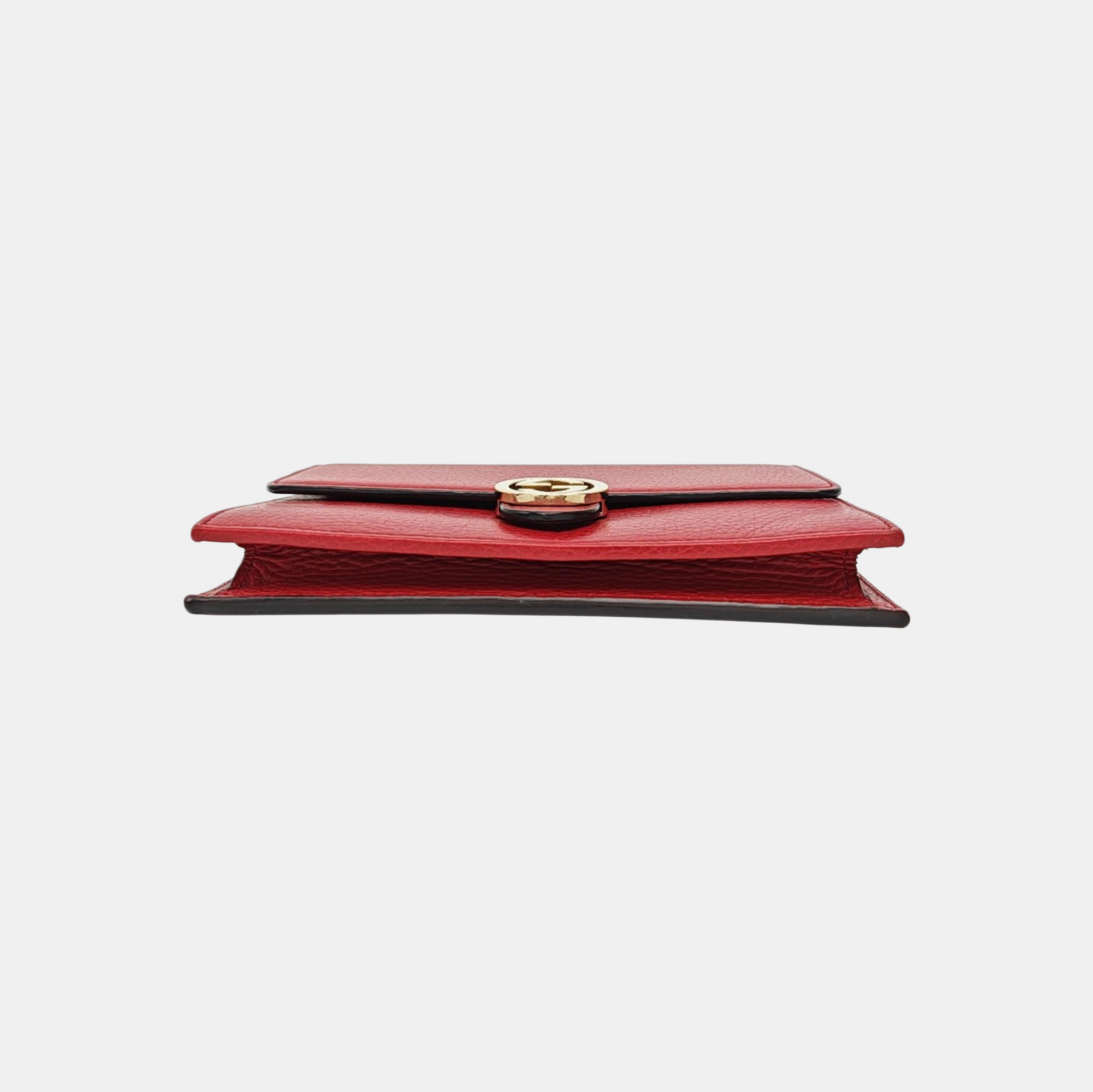 Calfskin Shoulder Bag Red
