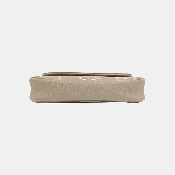 IVY Monogram Calfskin Gray