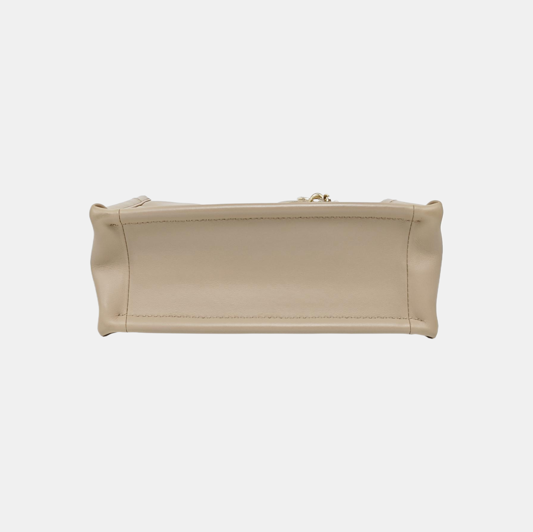 Book Tote Mini Cannage Calfskin Gray