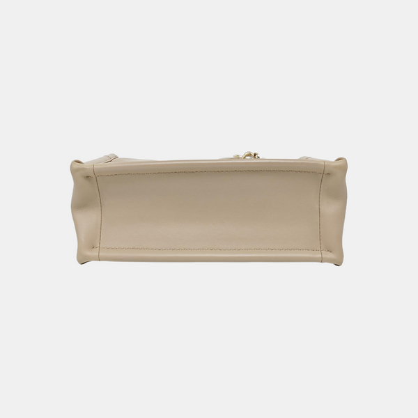Book Tote Mini Cannage Calfskin Gray