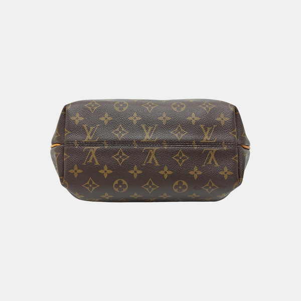 TURENNE Monogram Coated Canvas Brown