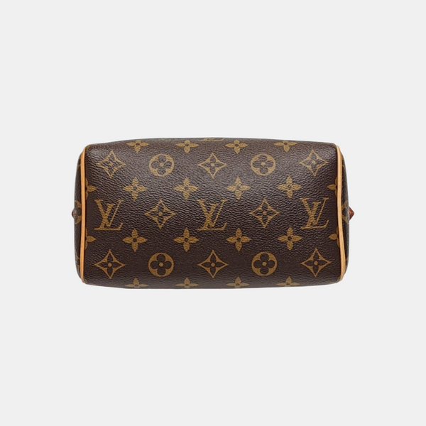 SPEEDY 20 Monogram Coated Canvas Brown