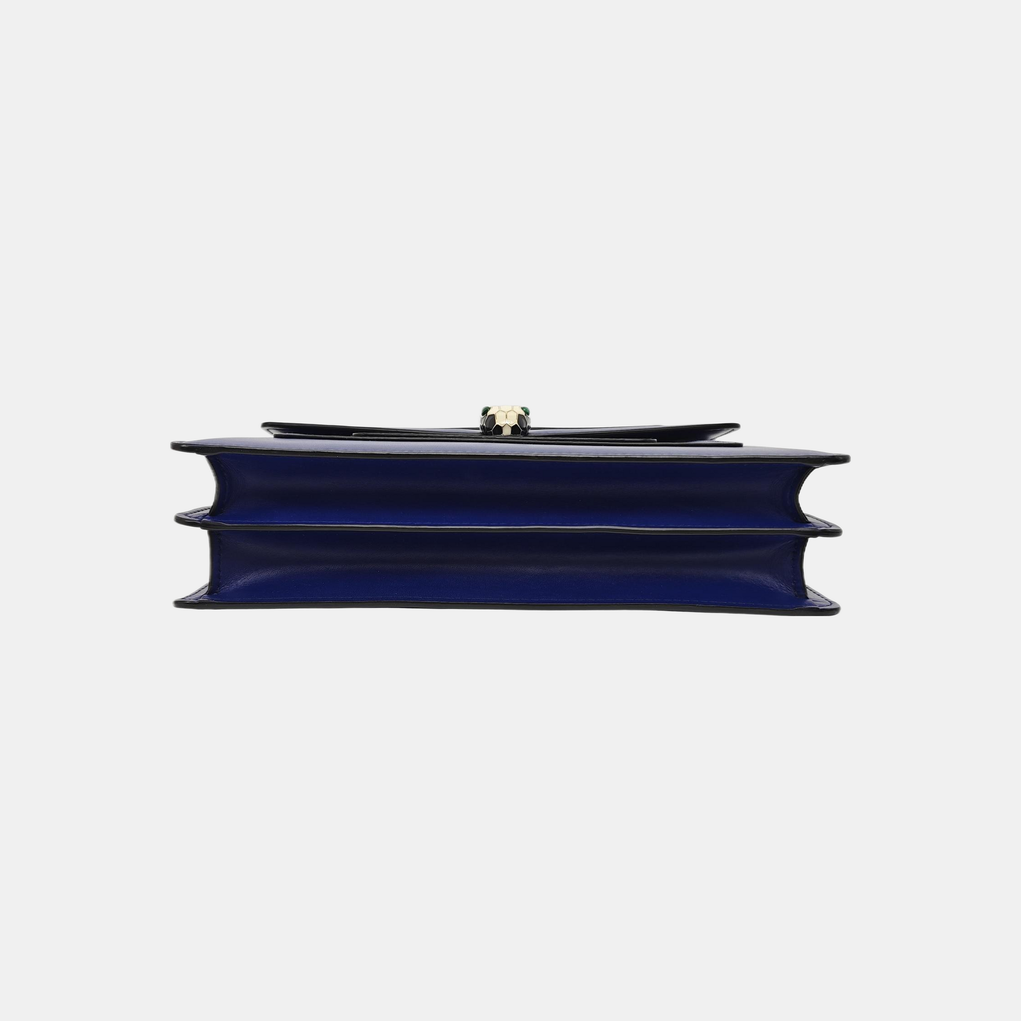 SERPENTI FOREVER Medium Calfskin Blue