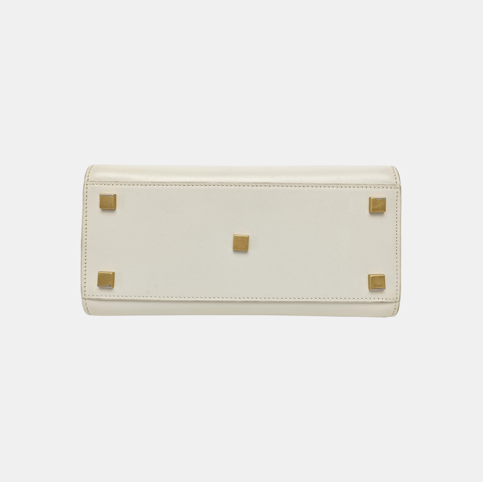 MANHATTAN Nano Calfskin White