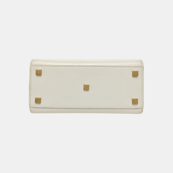MANHATTAN Nano Calfskin White