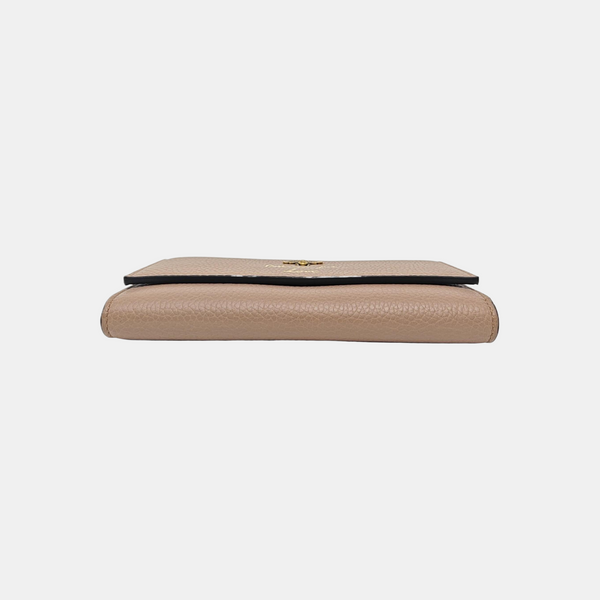 Animalier Calfskin Beige Wallet