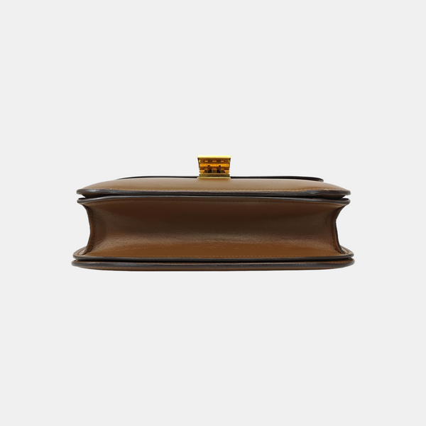 CLASSIC BOX Medium Calfskin Brown