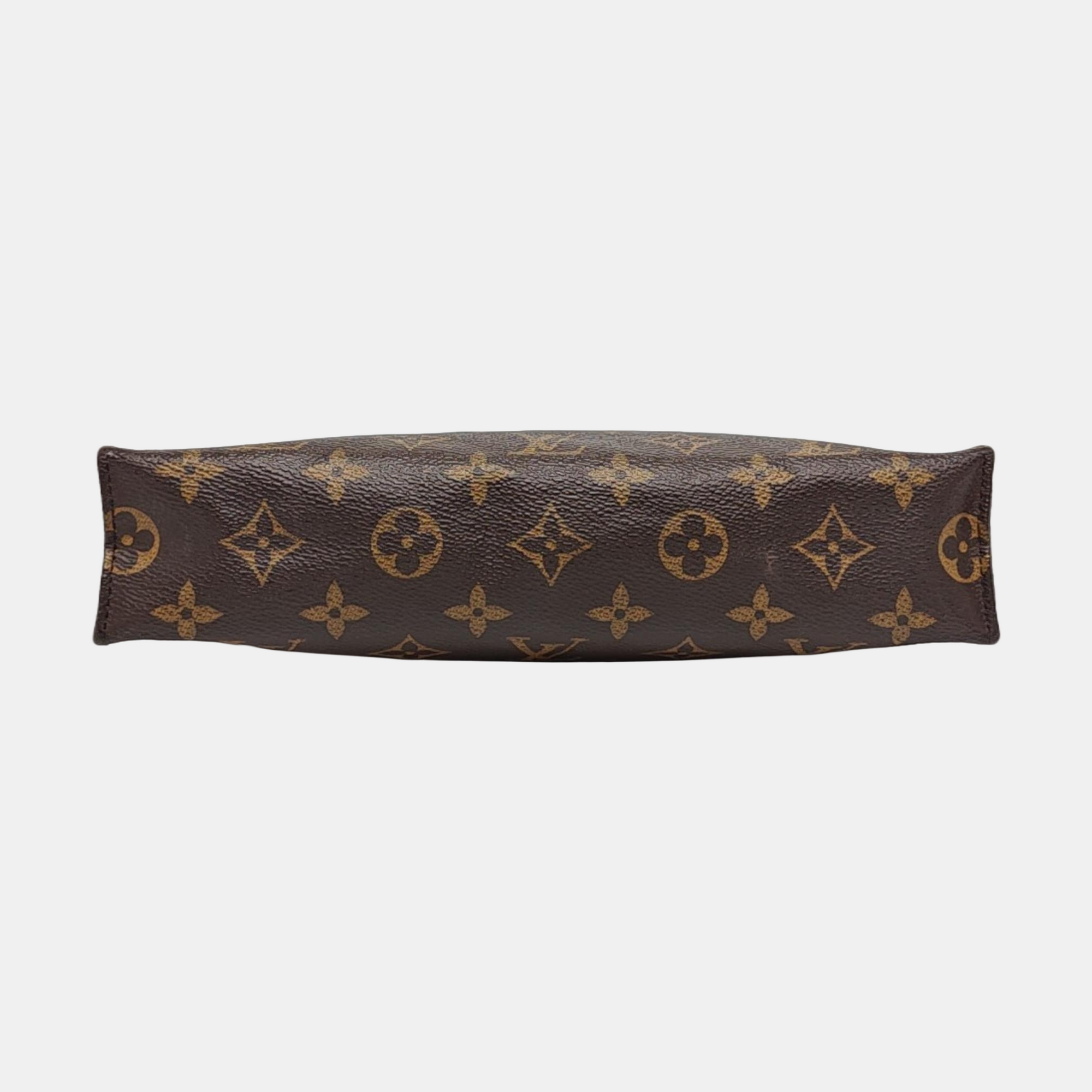 TOILET POCKET 26 Monogram Coated Canvas Brown