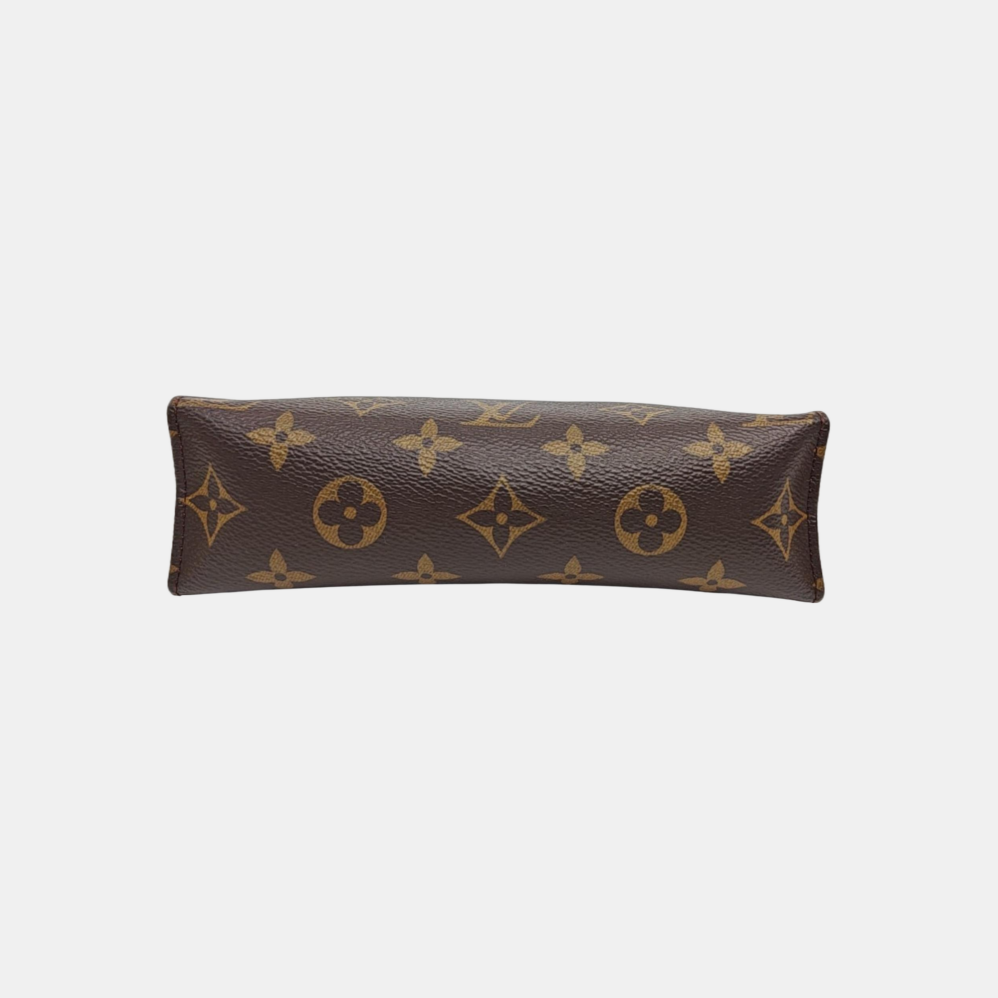 TOILET POCKET 19 Monogram Coated Canvas Brown
