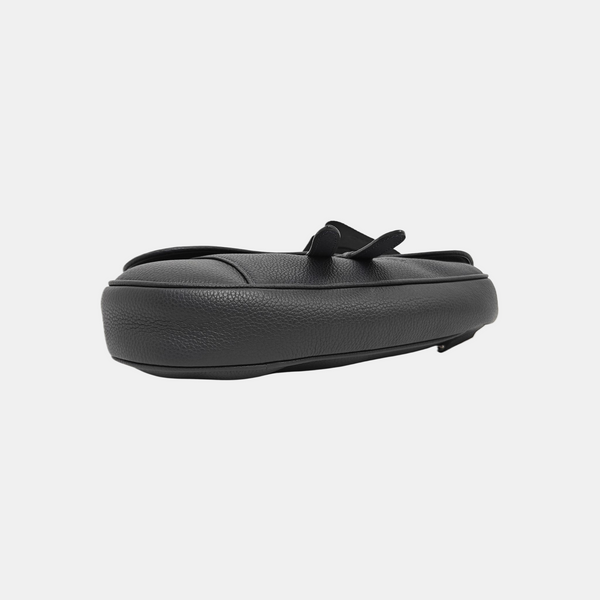 Saddle Medium Calfskin Grey