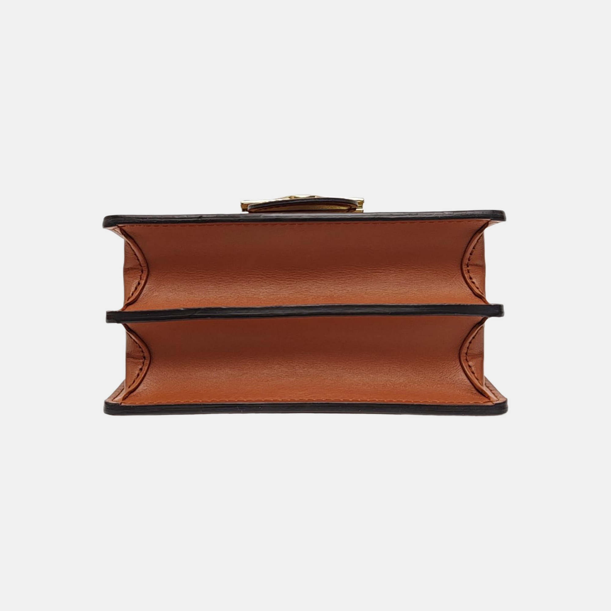 DAUPHINE Mini Monogram Coated Canvas Brown