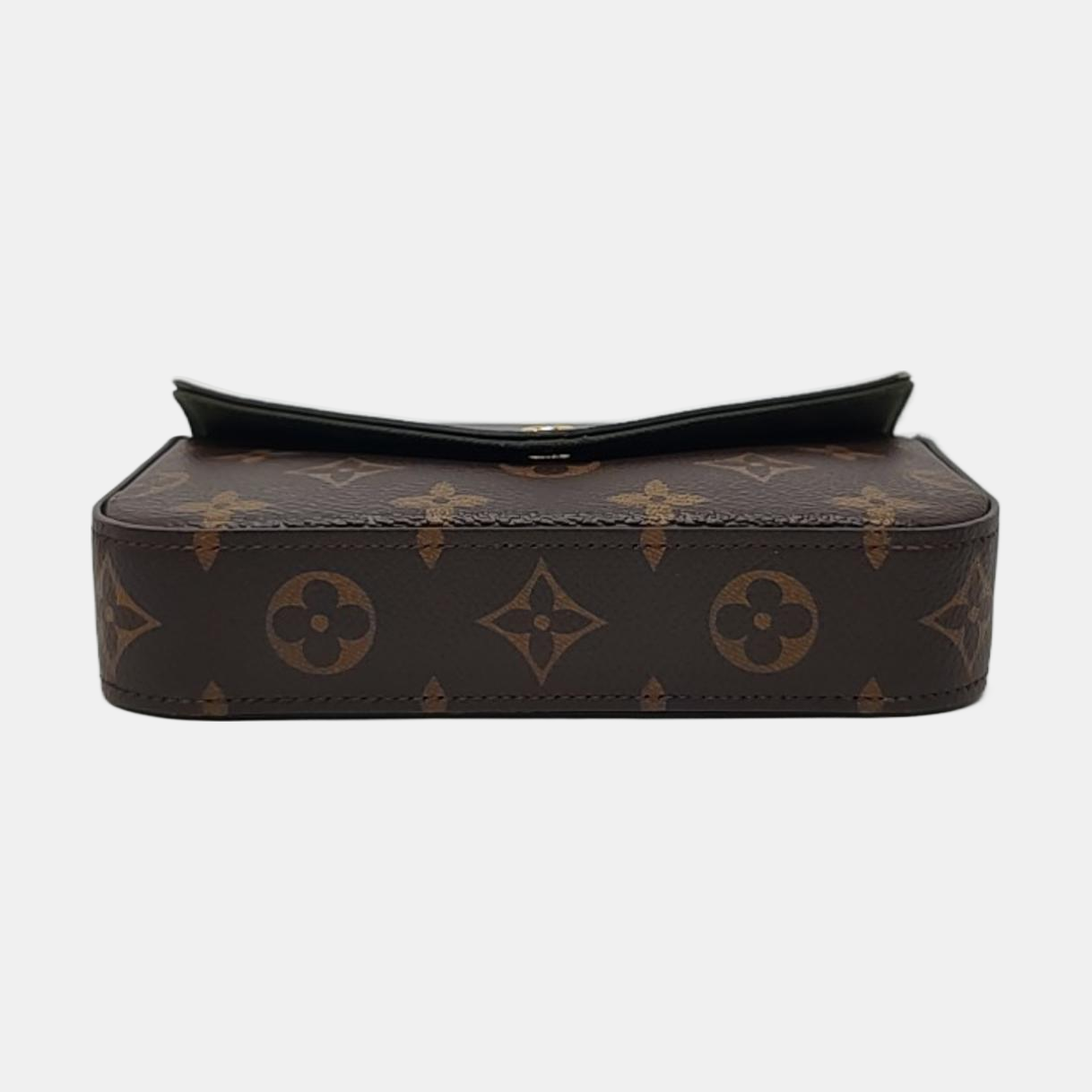 FÉLICIE Monogram Coated Canvas Brown