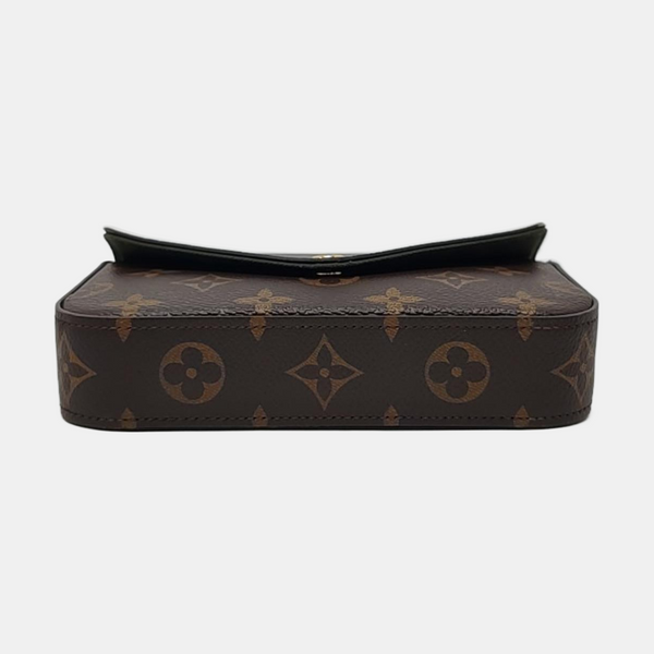 FÉLICIE Monogram Coated Canvas Brown