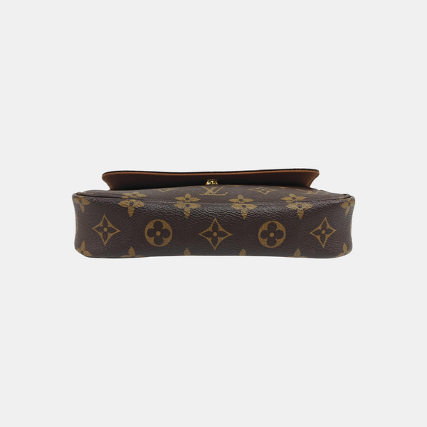 IVY Monogram Coated Canvas Brown
