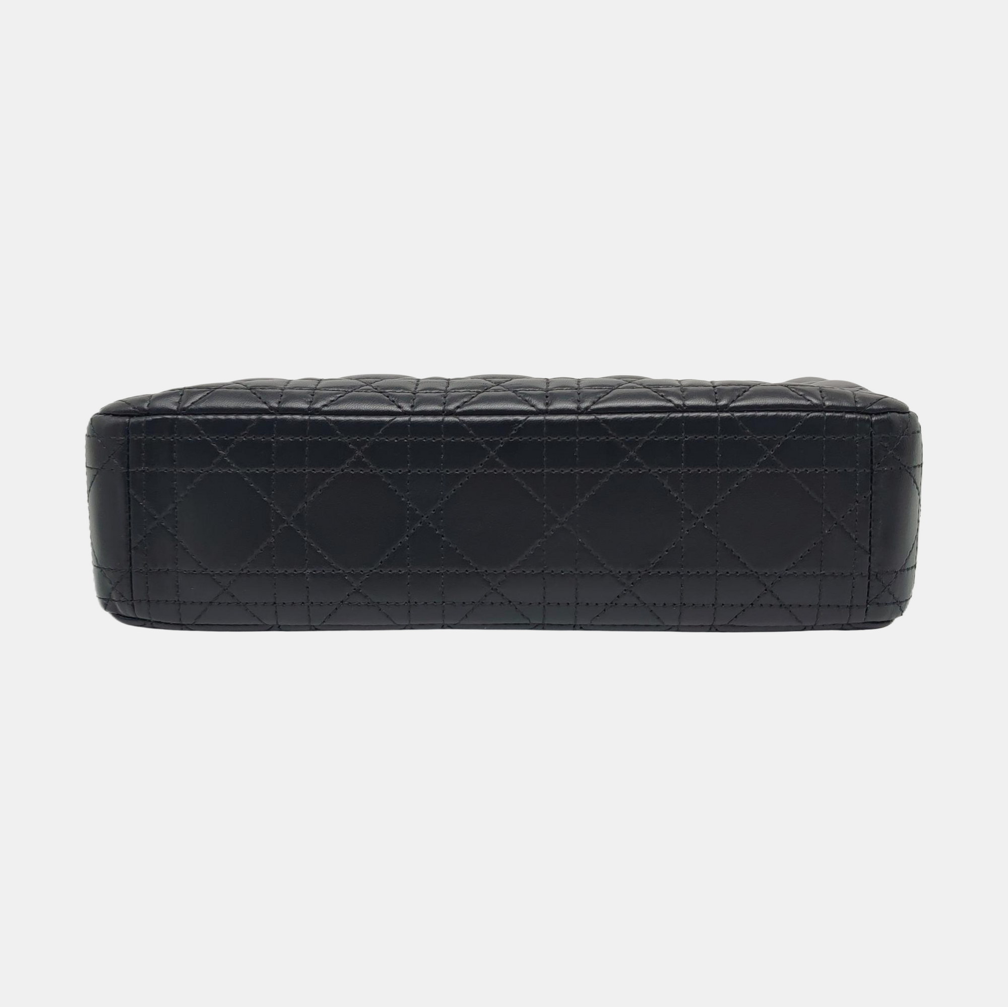 Lady D-Joy Medium Cannage Lambskin Black