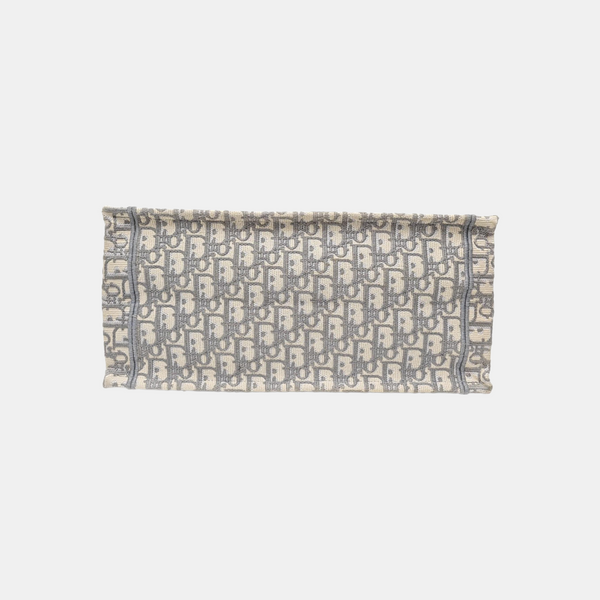 Book Tote Medium Oblique Canvas White