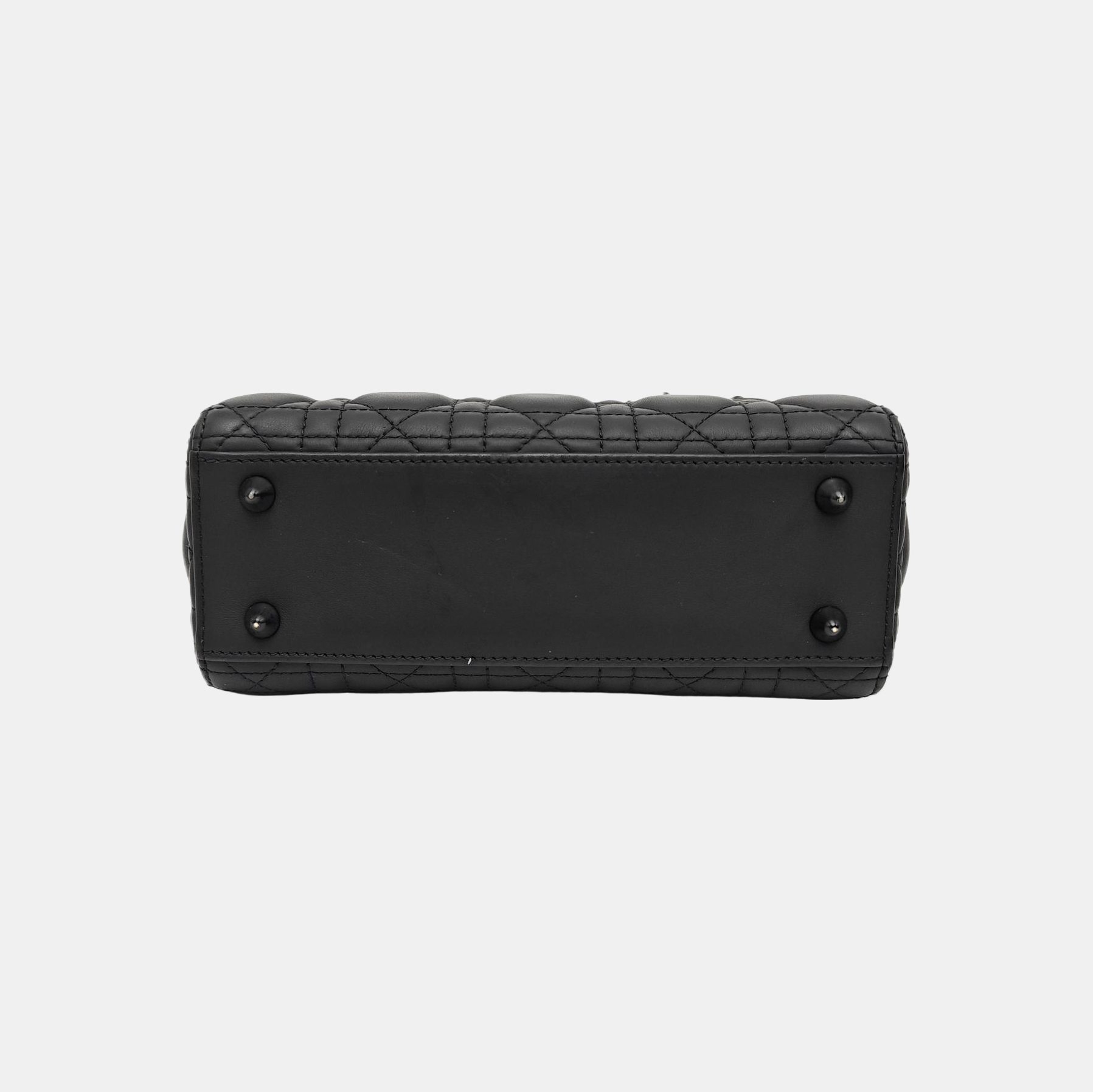 Lady Dior Small Cannage Calfskin Black