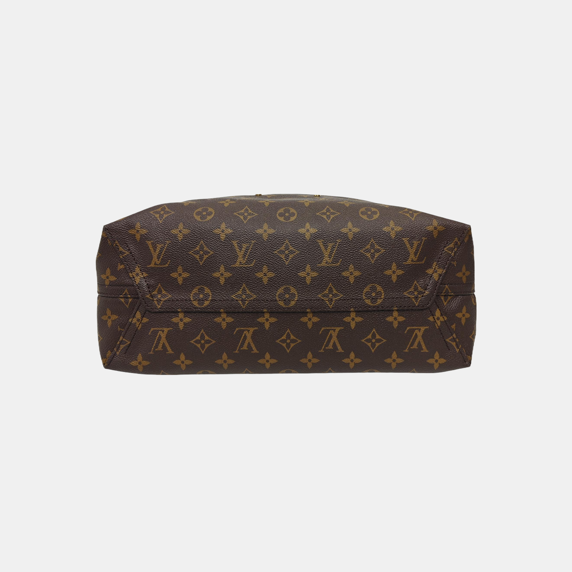ATLANTIS Monogram Coated Canvas Brown