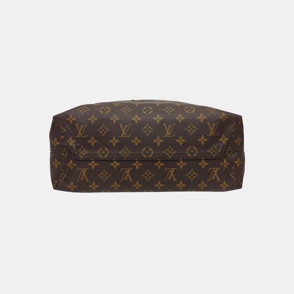 ATLANTIS Monogram Coated Canvas Brown