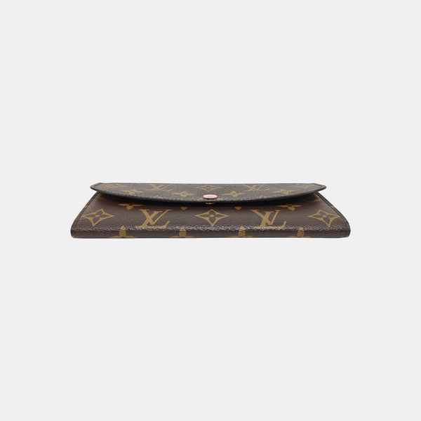 EMILIE Monogram Coated Canvas Brown