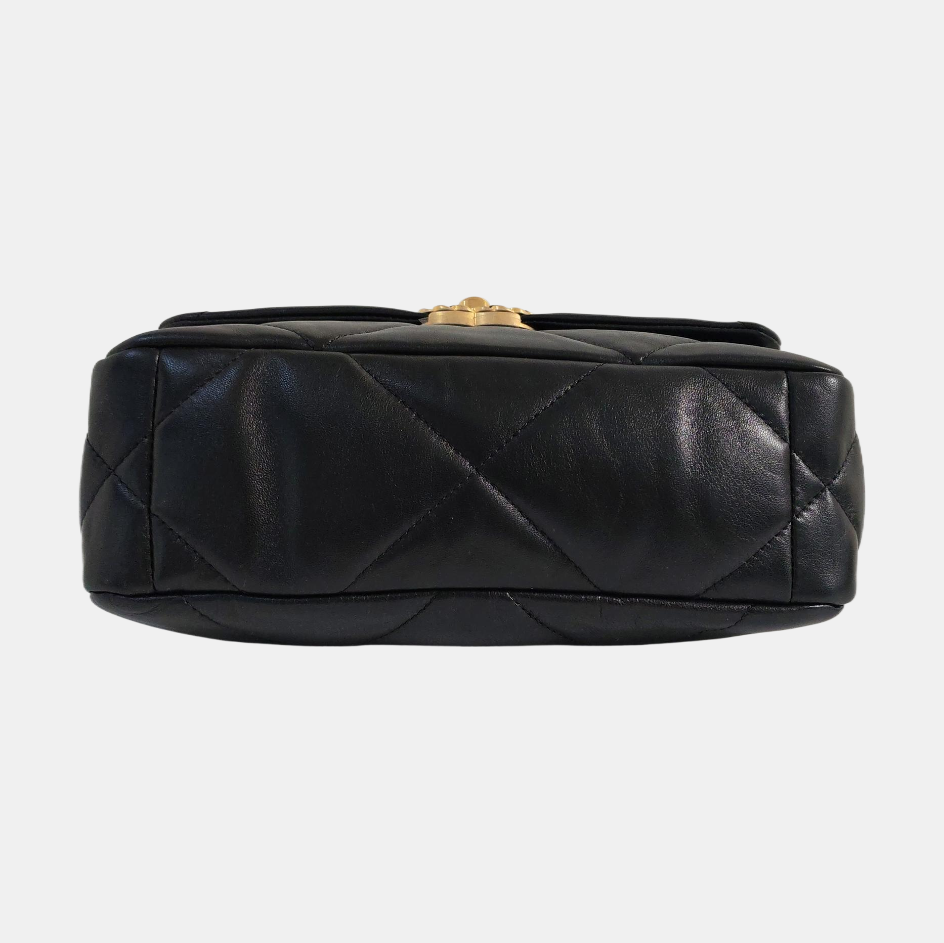 CHANEL 19 Small Quilted Lambskin Black