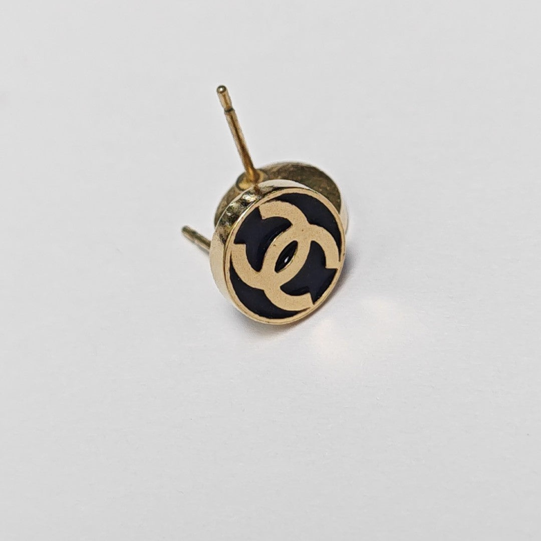 Metal Gold Stud Earrings